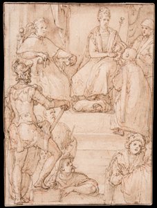 Monarch Receiving an Emissary by Federico Zuccaro